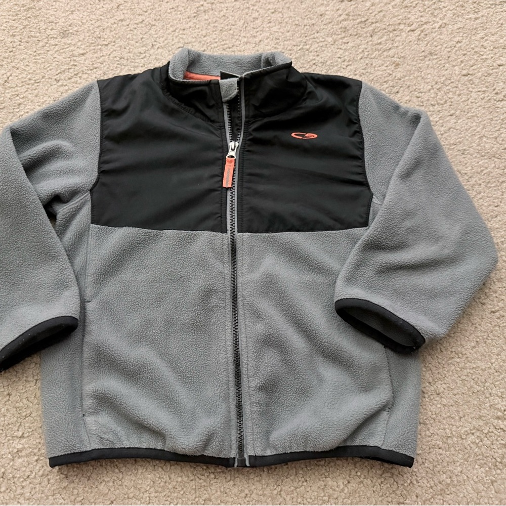 Champion Kids Black & Gray Fleece Jacket